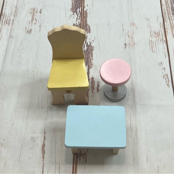 KidKraft Dollhouse Furniture Miniature 3 Piece Bundle Wood - Picture 1 of 13